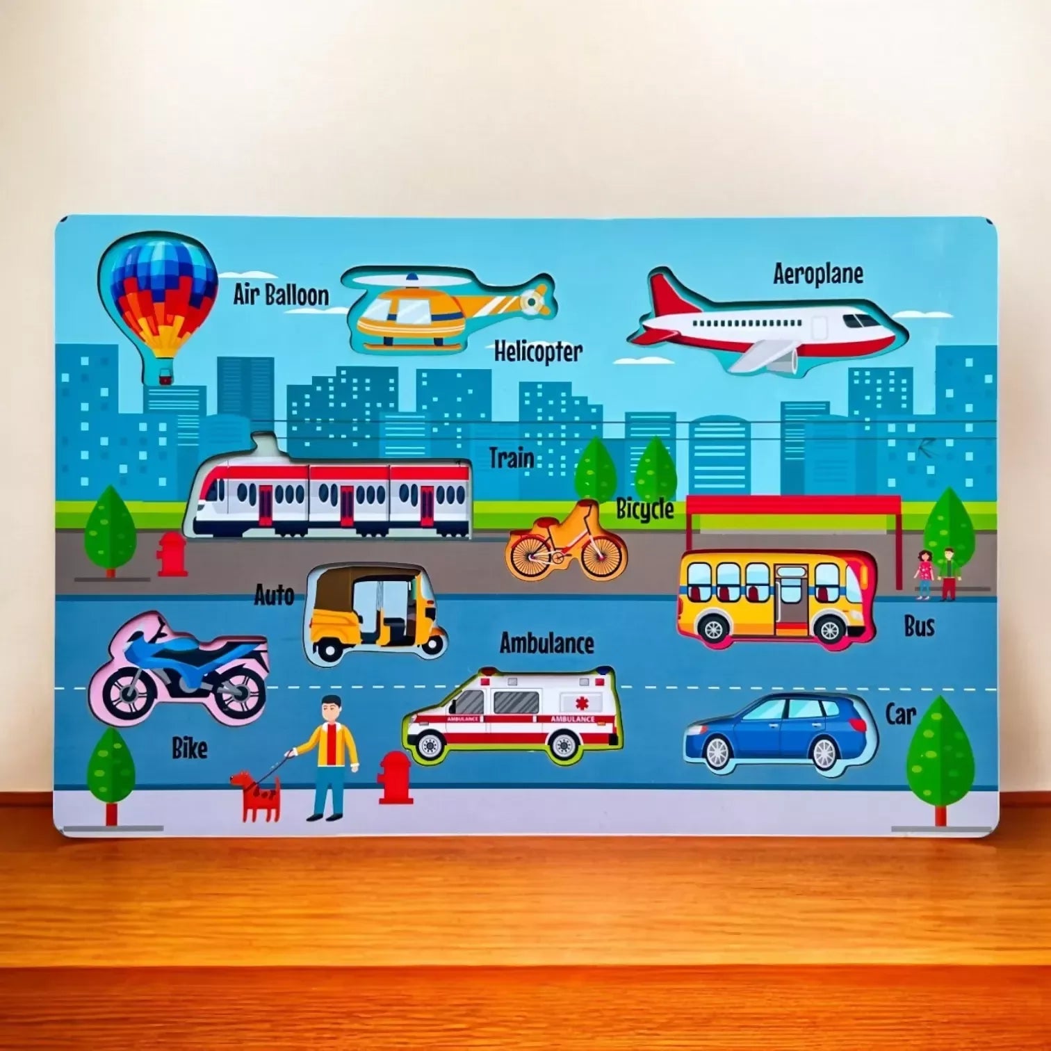 Transportation 2-Piece Puzzles