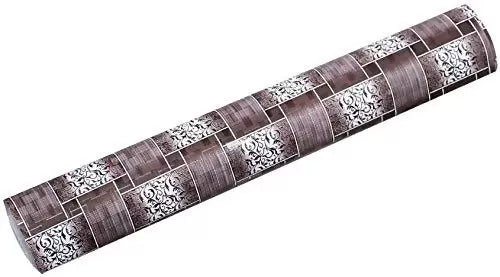 Mopak Decor Polyester Solid Fridge Mat & Cover50045 (Brown)