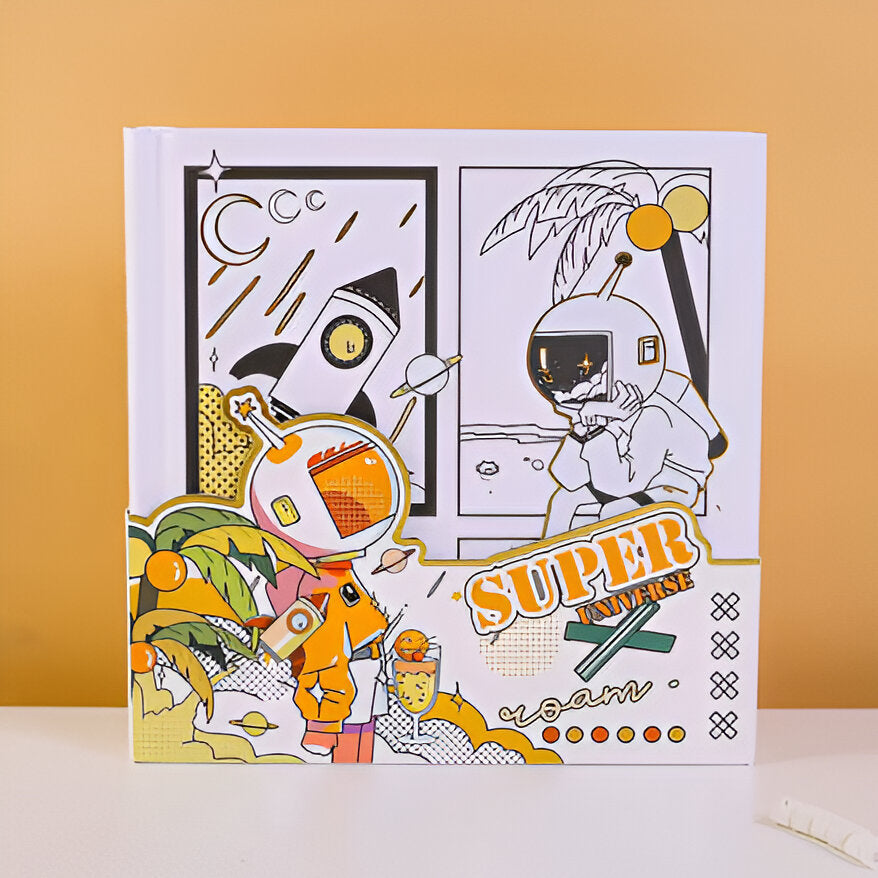 Space Super Universe Spiral Notebook