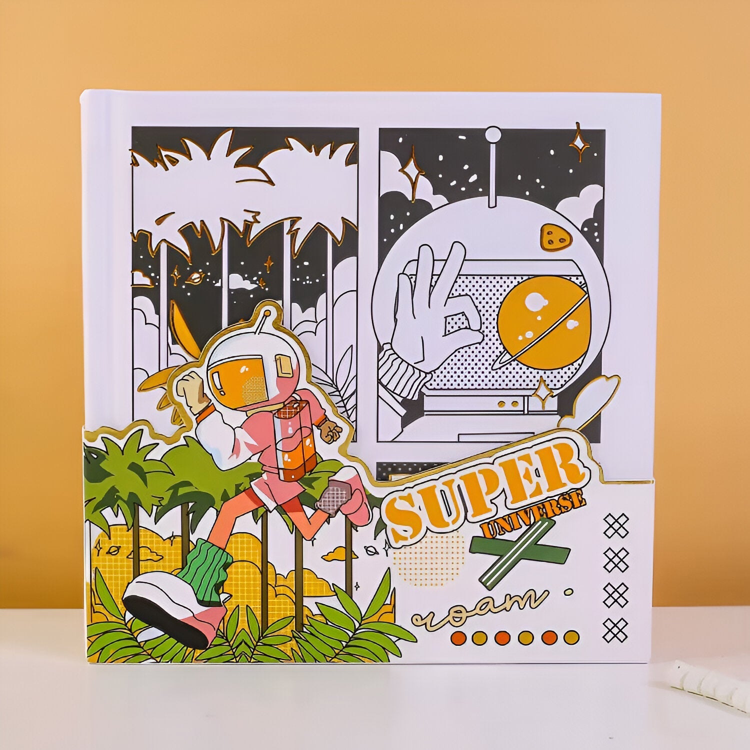 Space Super Universe Spiral Notebook