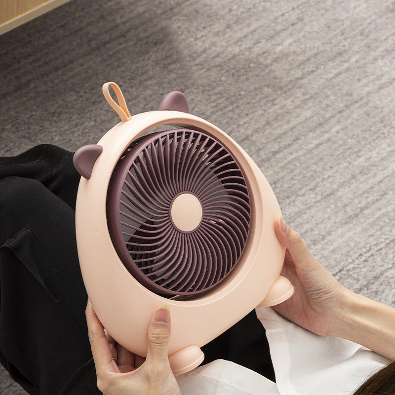 Travel-Ready 3-Speed Portable Desk Fan