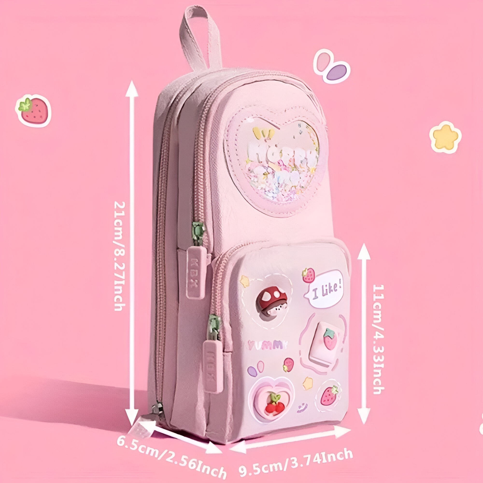 Cool & Organized! 6-Compartment Pencil Pouch