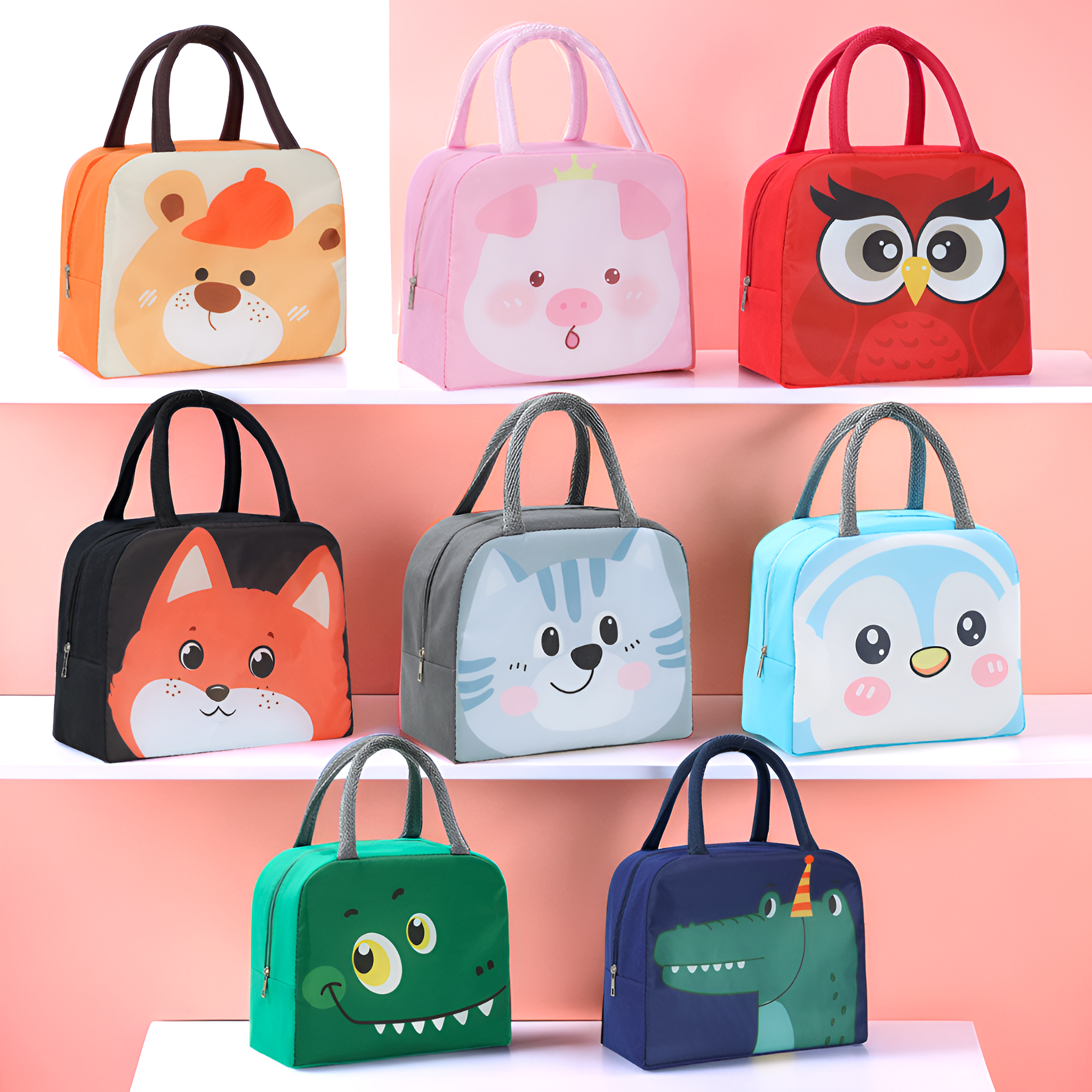 Cute & Cool Animal Thermal Lunch Bag