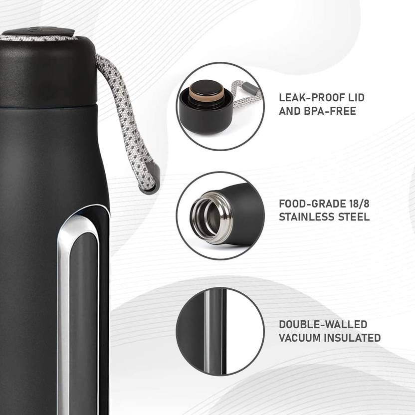 Hot and Cold Vacuum Bottle with Strap | 550ml