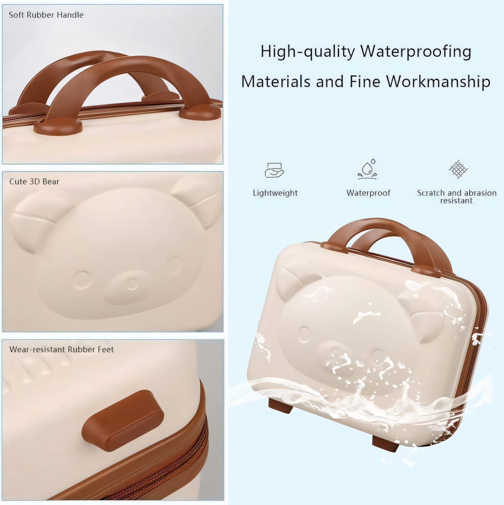 Portable Password Lock Suitcase – Perfect for Travel & Storage!