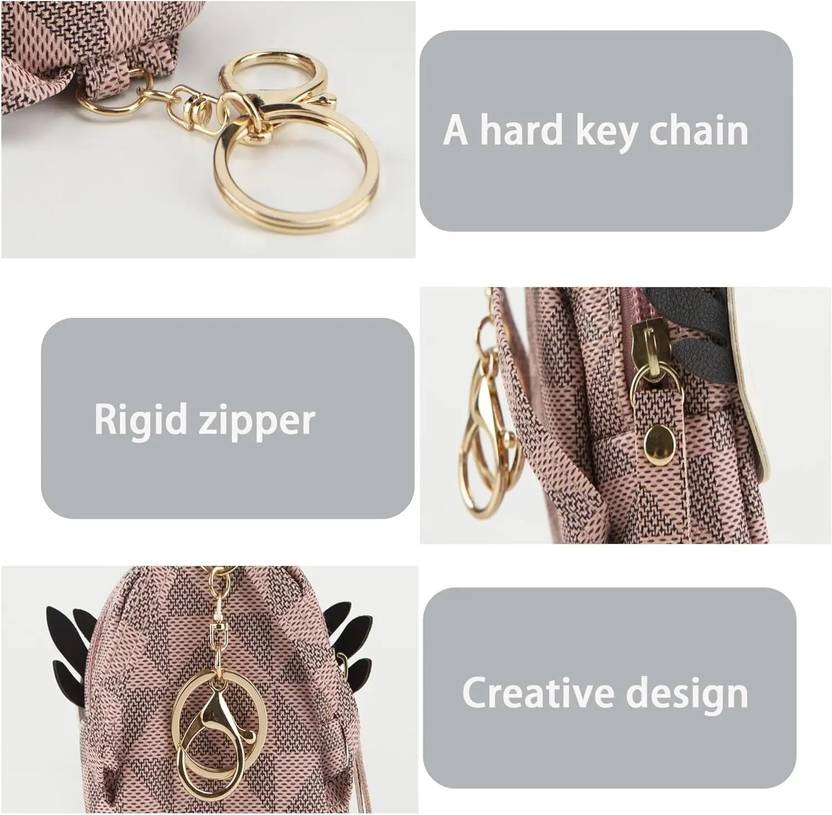 Cute Owl Backpack Coin Purse Keyring