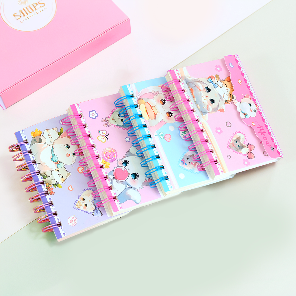 Kawaii Meowgical Cat Diary & Pen