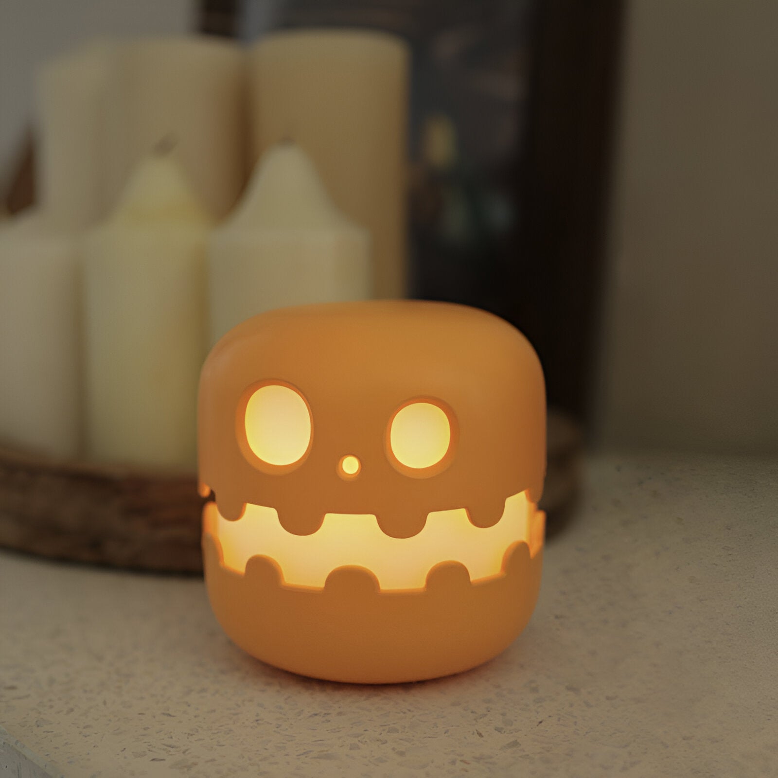 Spooky-Cute Pumpkin LED NIght Lamp