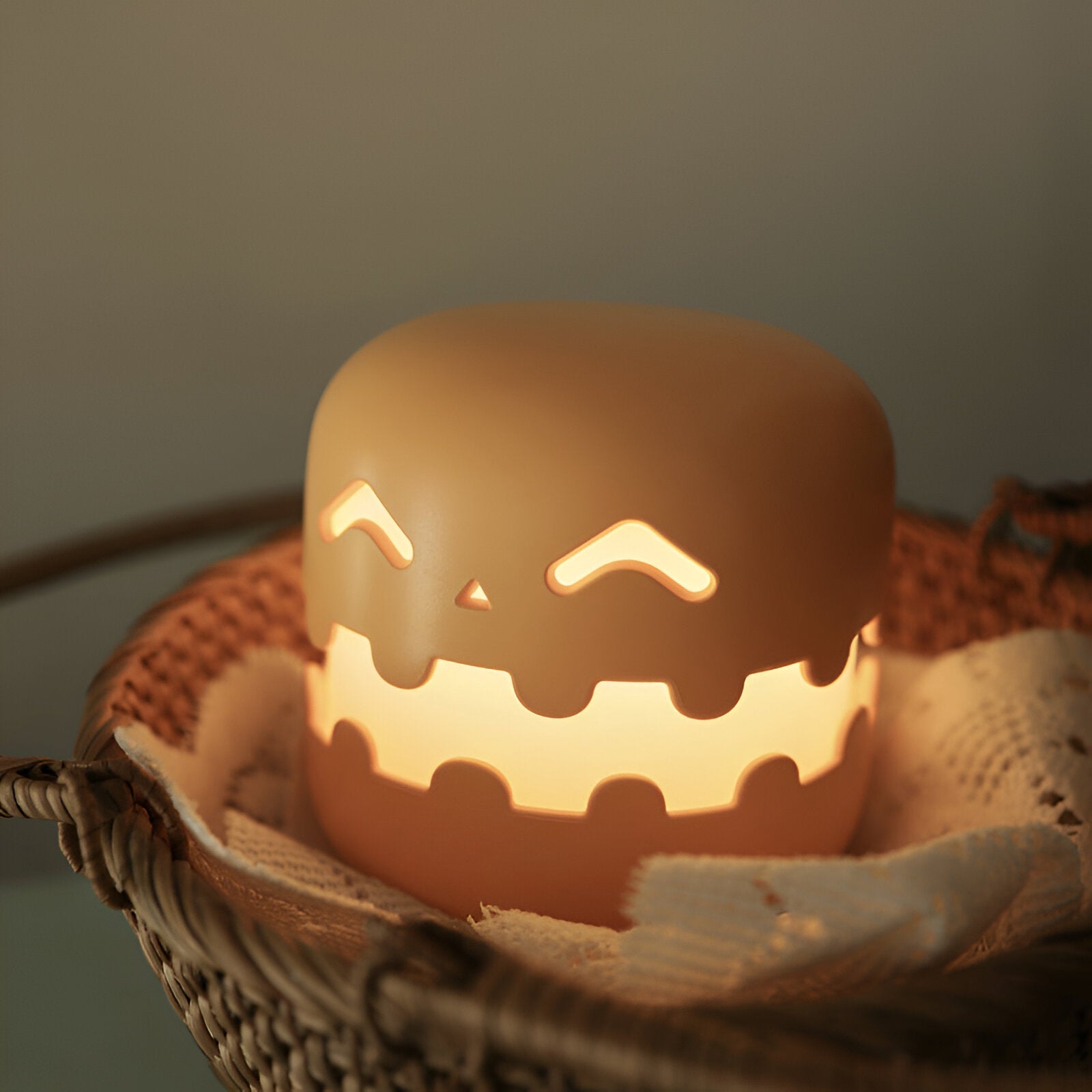 Spooky-Cute Pumpkin LED NIght Lamp