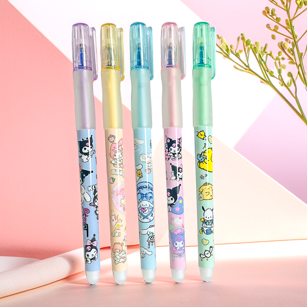Cartoon Magic Gel Pen Pack of 5pcs