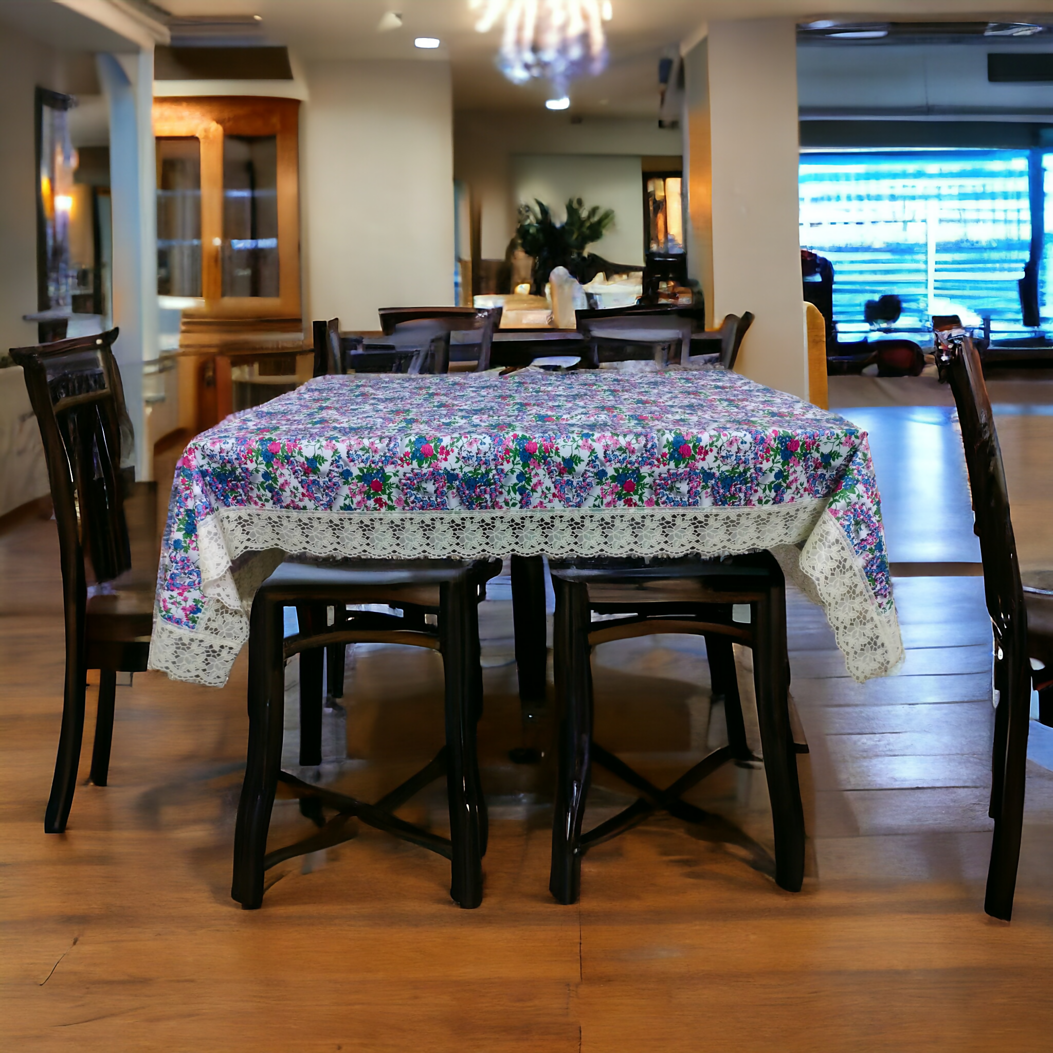 Classic Blue Bail Table Cover (40x60 & 60x90 Inches)