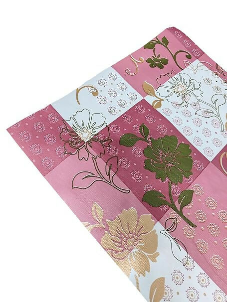 Mopak Decor Shelf Liner used for Wardrobe kitchen cabinet Drawer Slab Roll - (Pink)