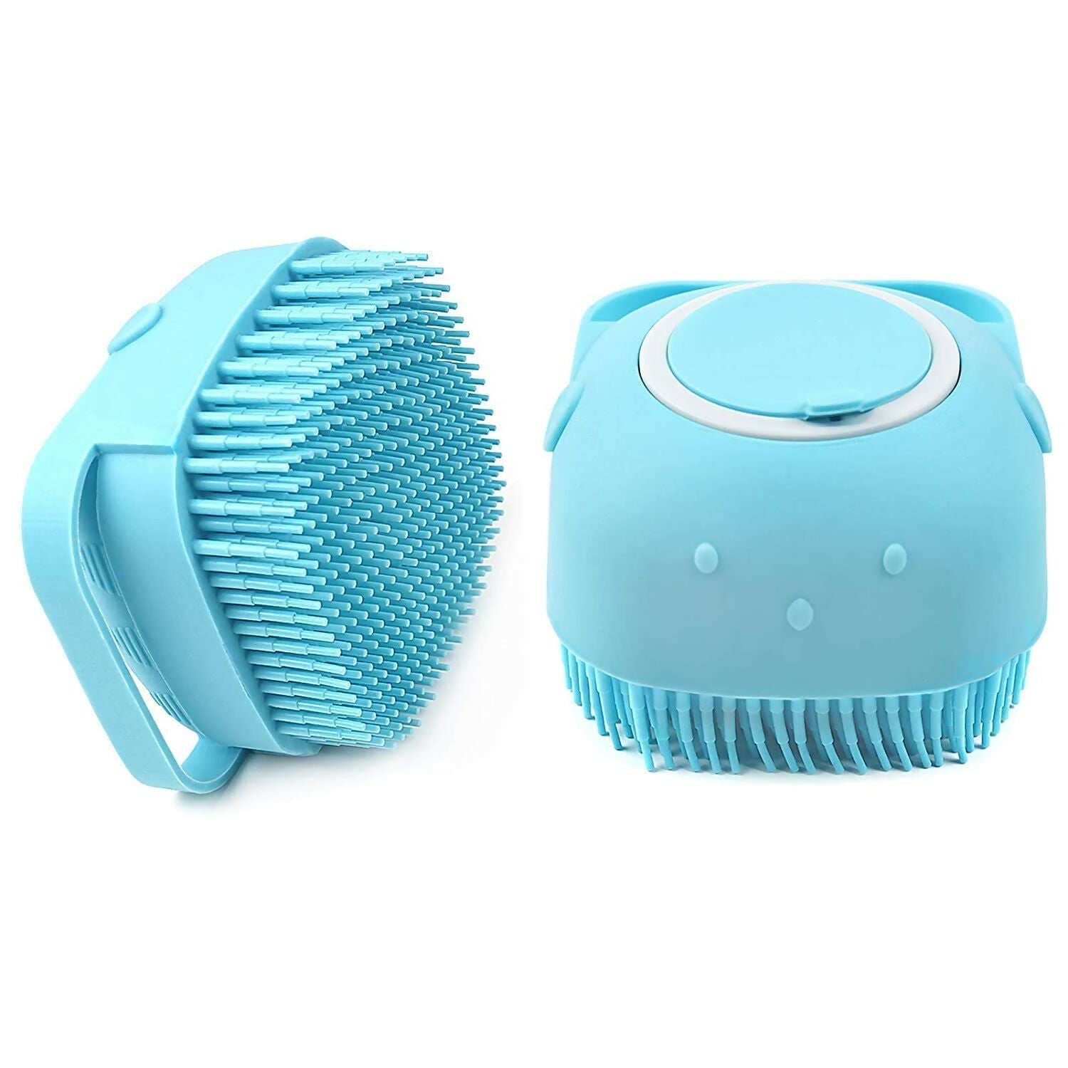 Silicone Body Back Scrubber & Bath Brush for Cleaning and Massaging (2 Pcs Combo)