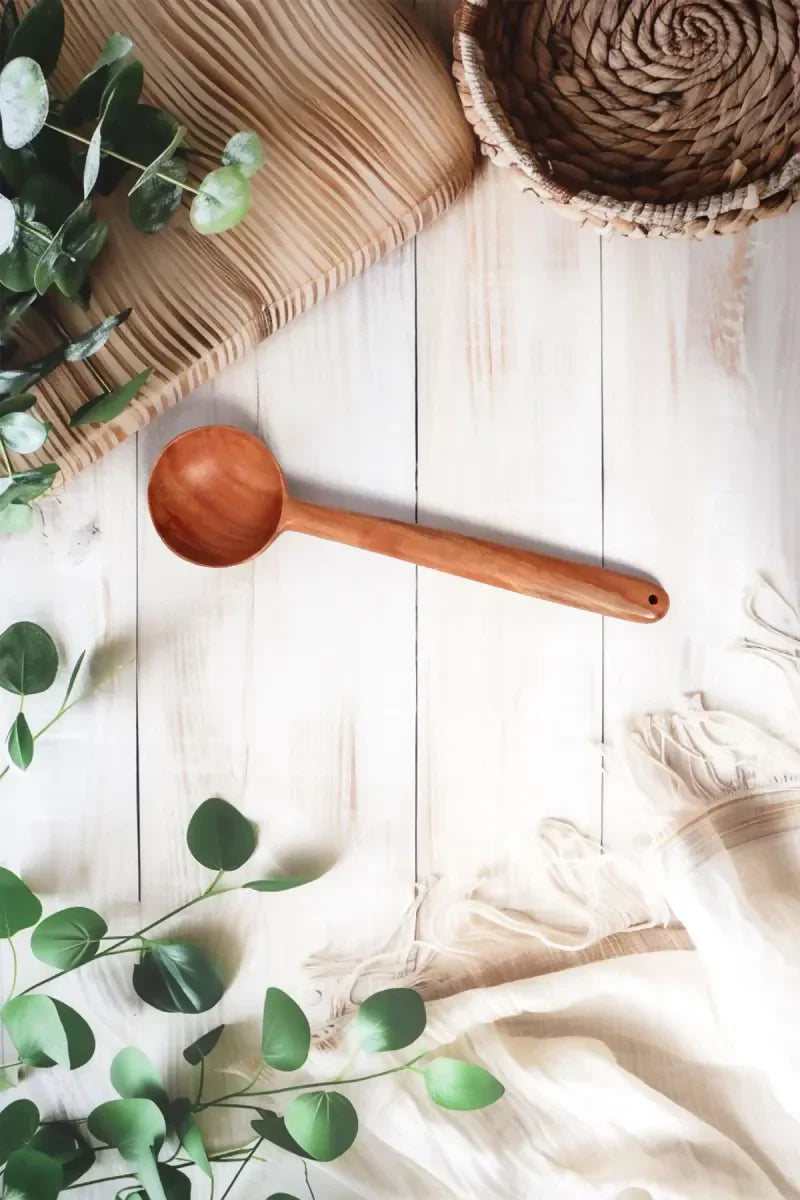 Bluevel - Neem Wood Cooking Ladle (Stir) - 30 cm