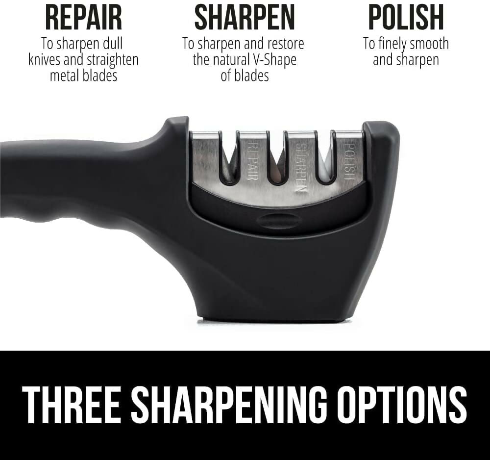 Professional Knife Sharpener – Advanced Sharpening Tool & Rod for Kitchen Steel Knives