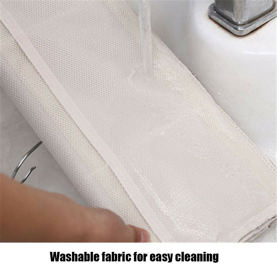 Dual-Sided Hanging Closet Organizer with 30 Mesh Pockets