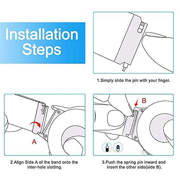 Light Blue Plain Silicone Strap For Smart Watch (20mm)