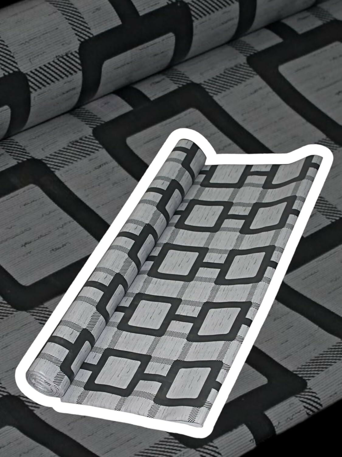 Mopak Decor Shelf Liner used for Wardrobe kitchen cabinet Drawer Slab Roll - (Grey)