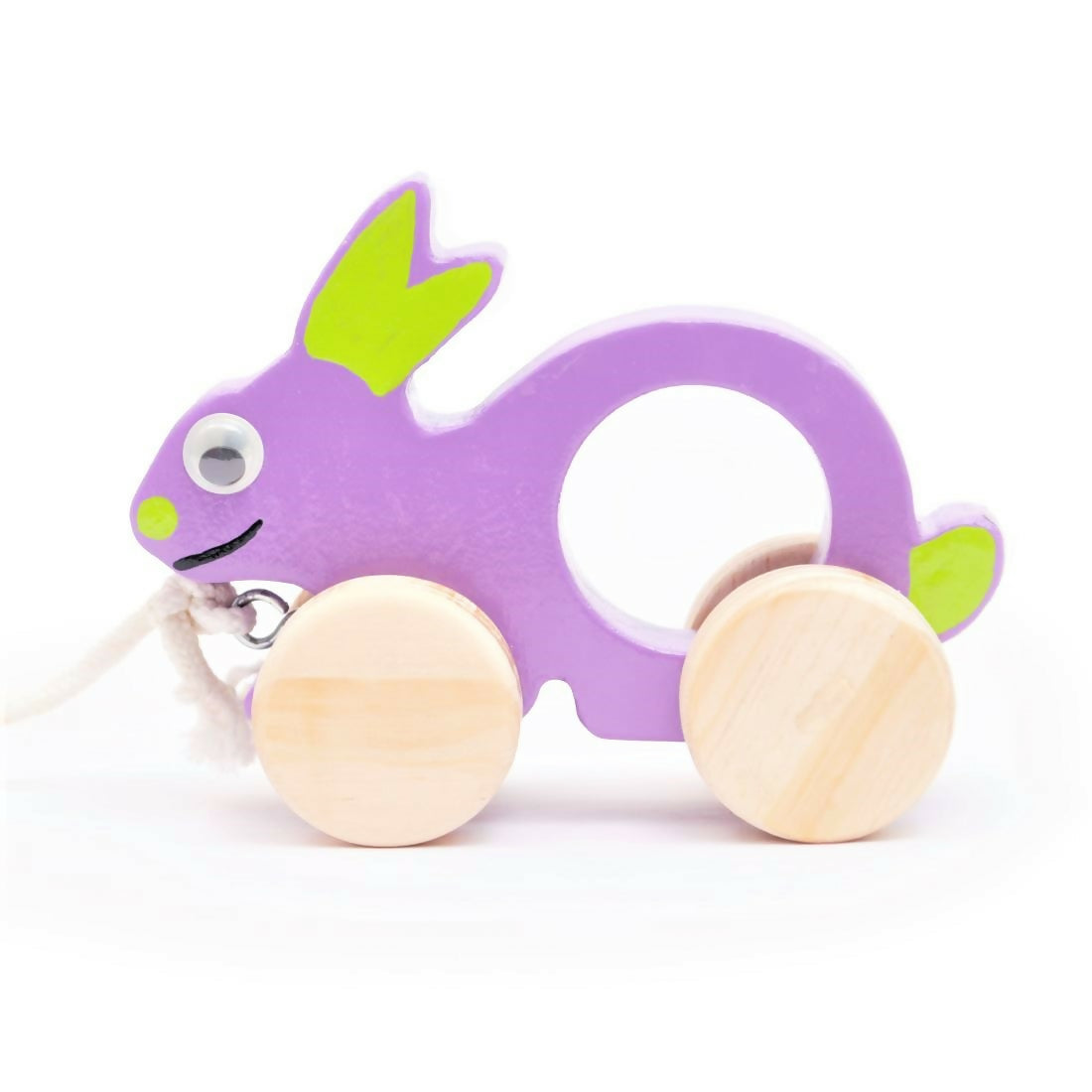 Wooden Rabbit Pull Toys (1 pcs)