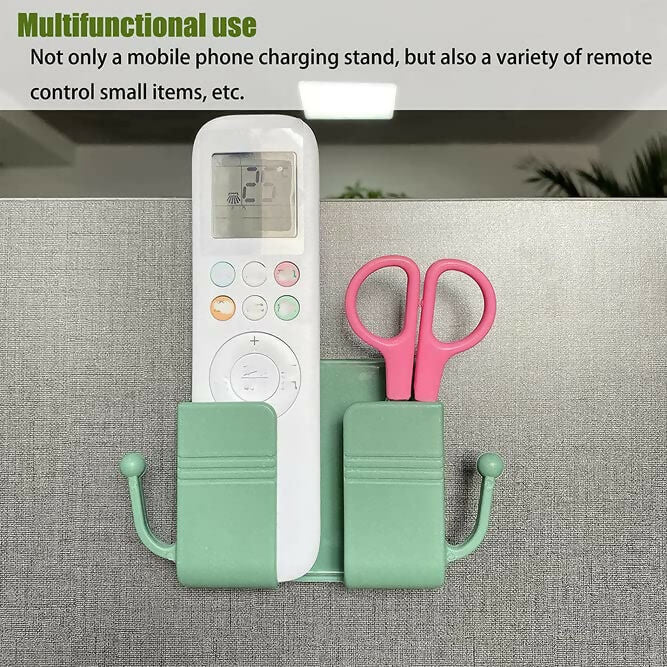 Multipurpose Wall-Mounted Mobile Stand with Hook Design for Household and Versatile Hanging Support