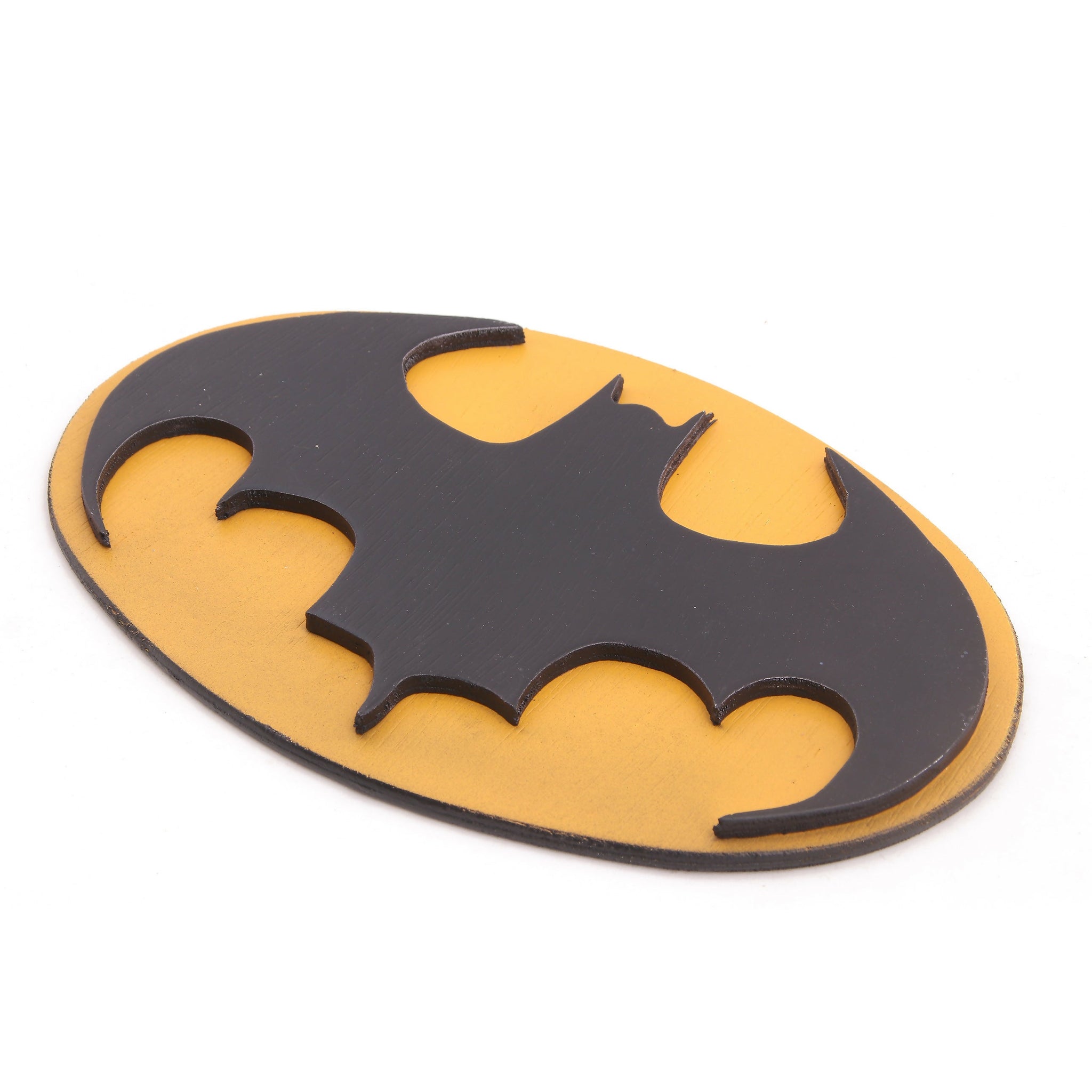 Wooden Batman Symbol Wall Mounts: 22cms (1 Pieces)