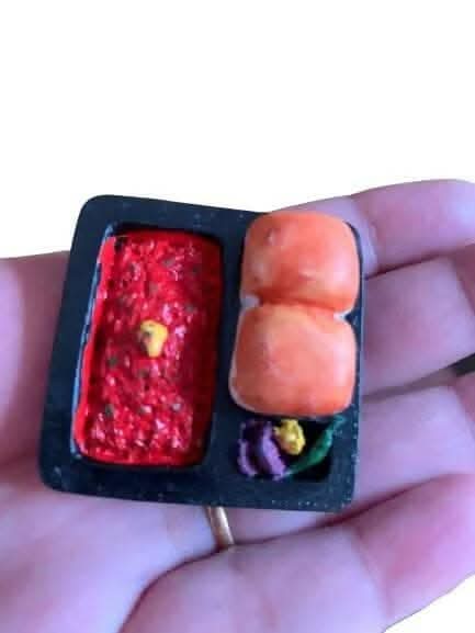 Pav Bhaji Miniature Food Fridge Magnet