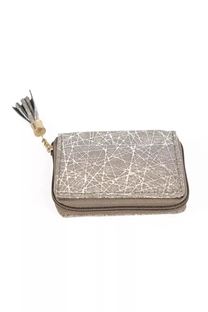 Glittering Small Coin Purse for Girls and Women - Olive Green