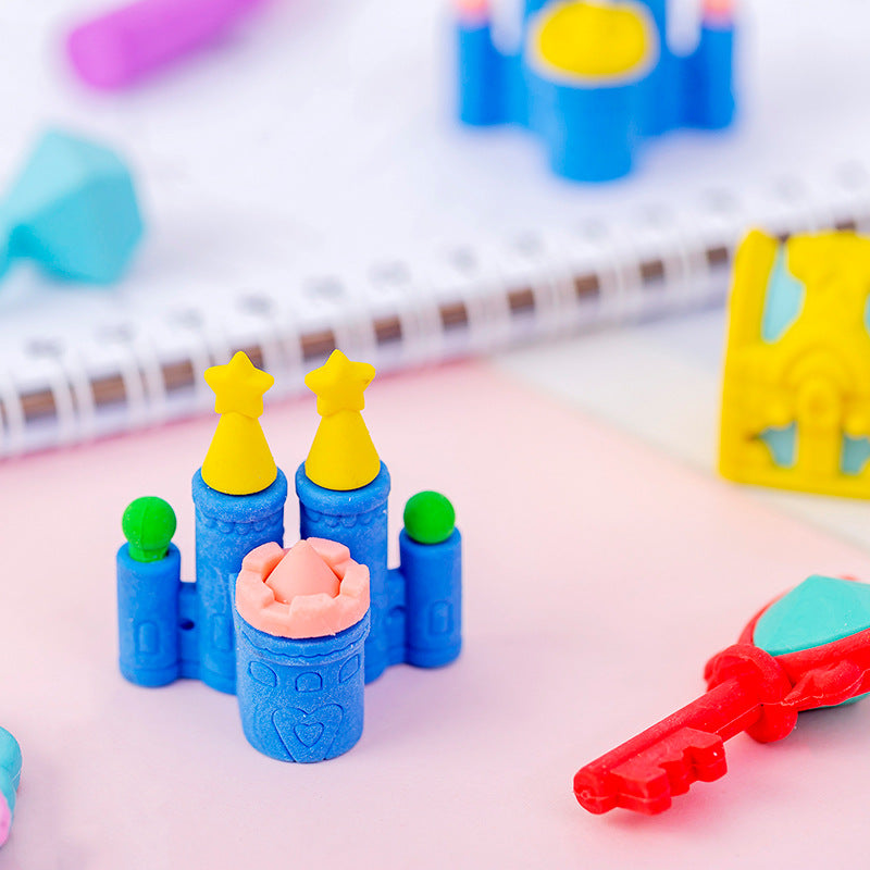 Princess Theme Eraser Set of 4