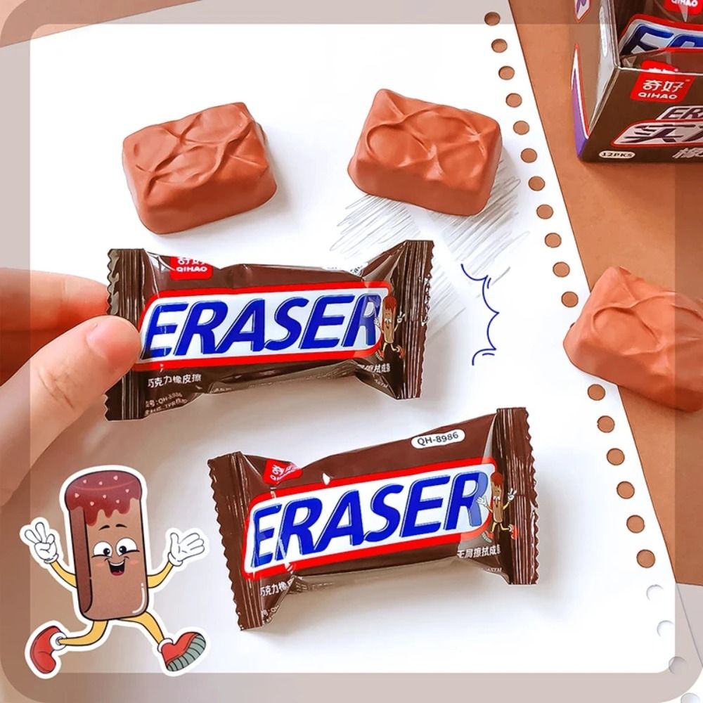 Creative Chocolate Bar Eraser