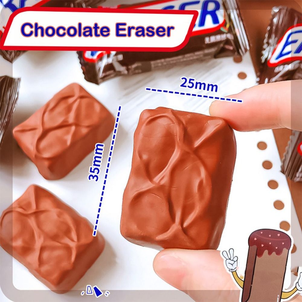 Creative Chocolate Bar Eraser
