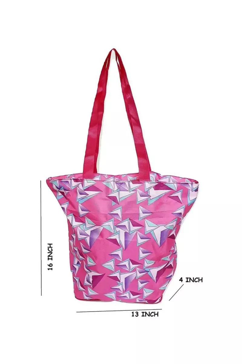 Folding Thaila Grocery Bag/Shopping Bag - Pink