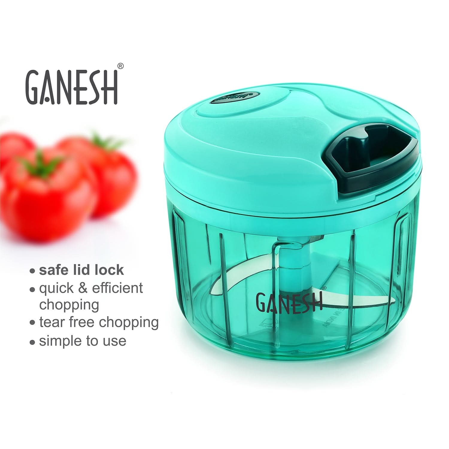 Ganesh Quick Vegetable Chopper – Efficient 725ml Kitchen Tool