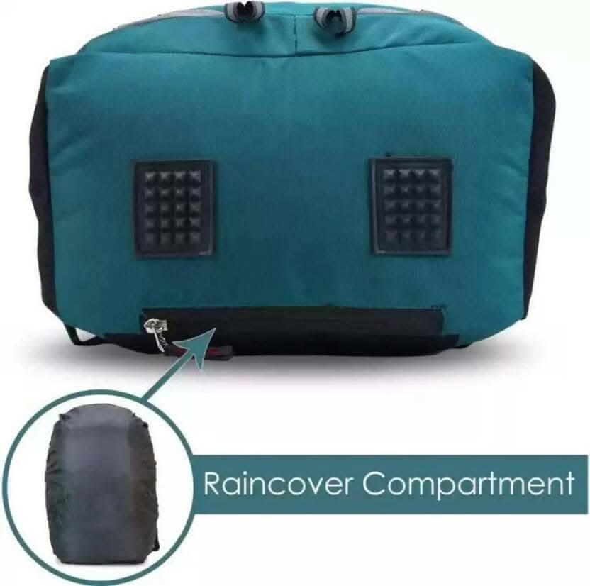 Spacy Unisex Laptop Backpack | 35L | Blue | Rain Cover