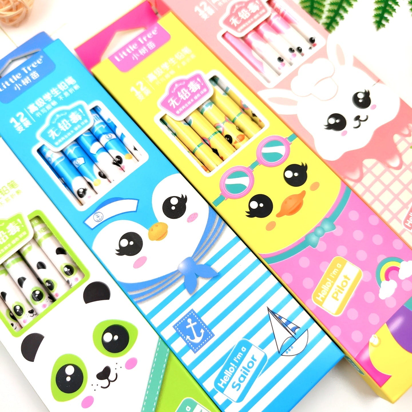 Animal Lovers’ Pencil Pack – Set of 12