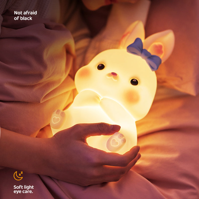 Bunny Glow LED Silicone Night Lamp – Squishy & Soft