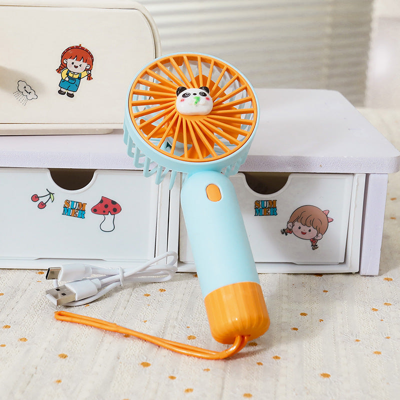 Stay Cool Anywhere! USB Rechargeable Handheld Fan
