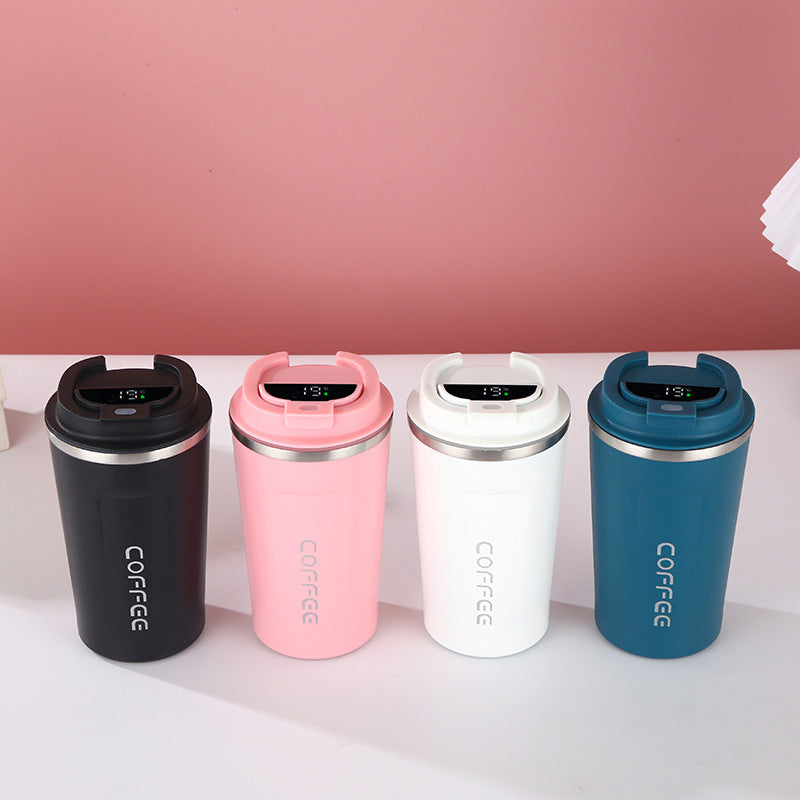 LED Temperature Display Vacuum Coffee Mug 510ml