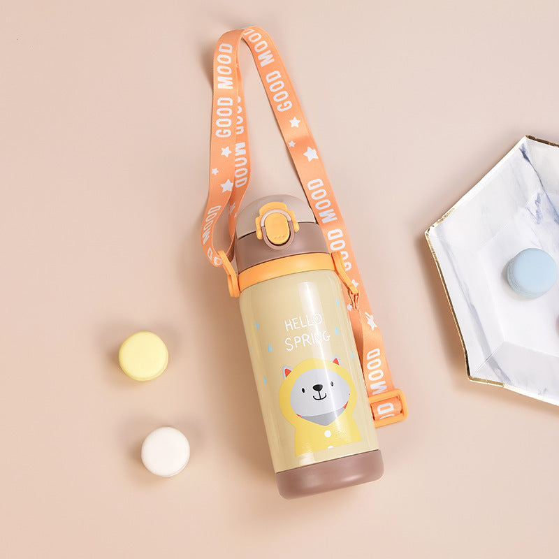 Hot or Cold, Stay Cool with Our Animal Vacuum Bottle 🐻 450ml