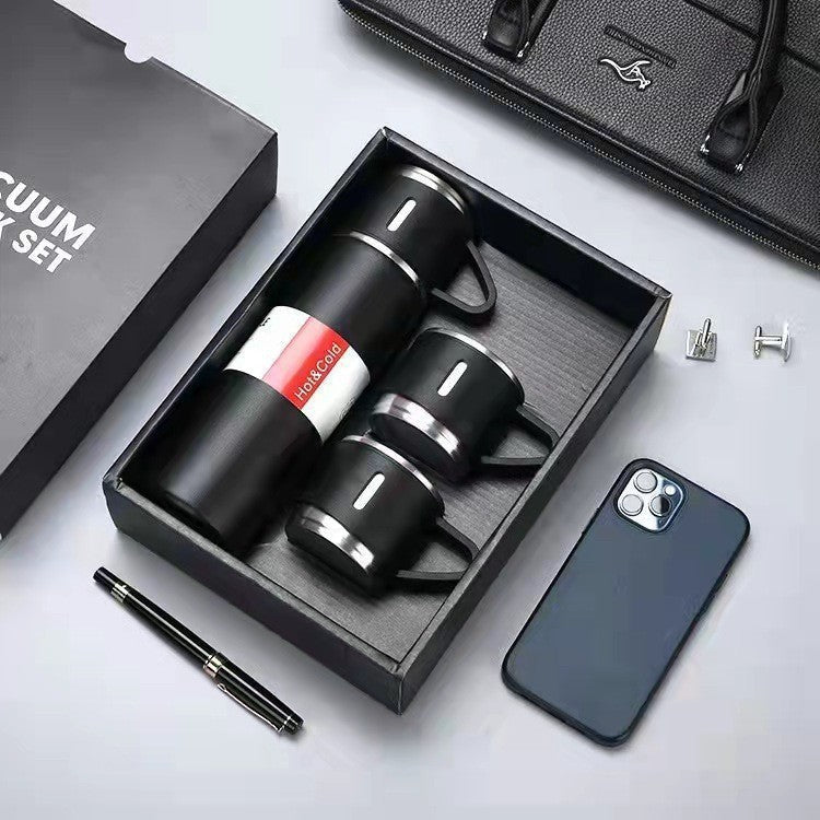 Stainless Steel Vacuum Flask Gift Set