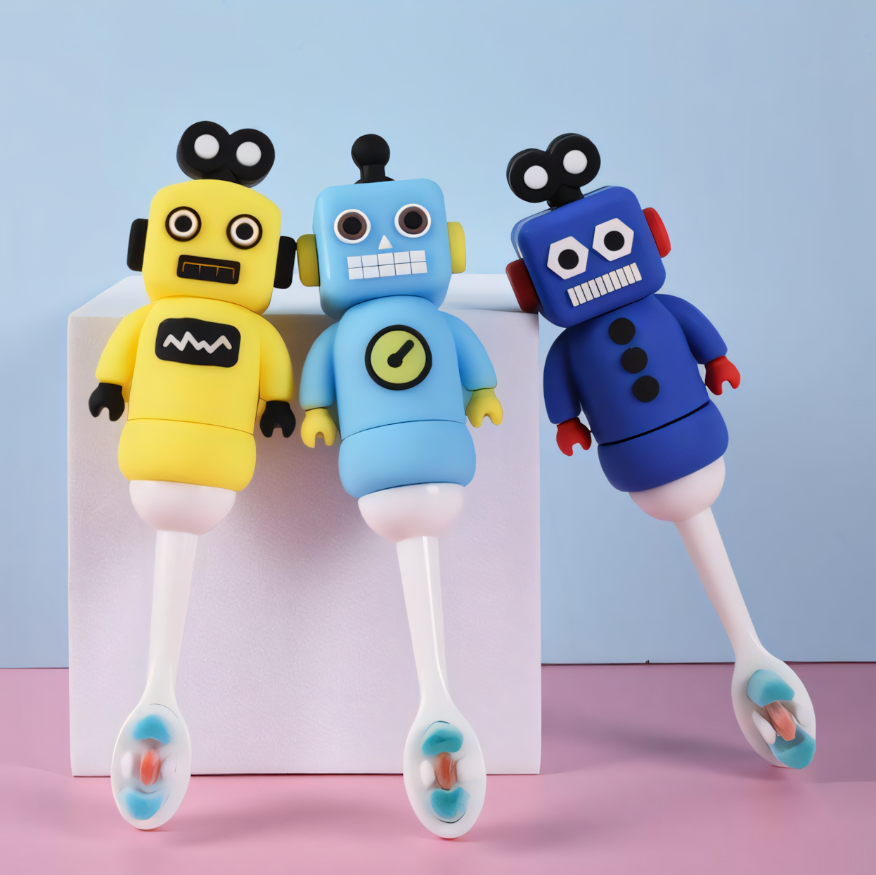 Robot Magic Soft-Bristled Toothbrush