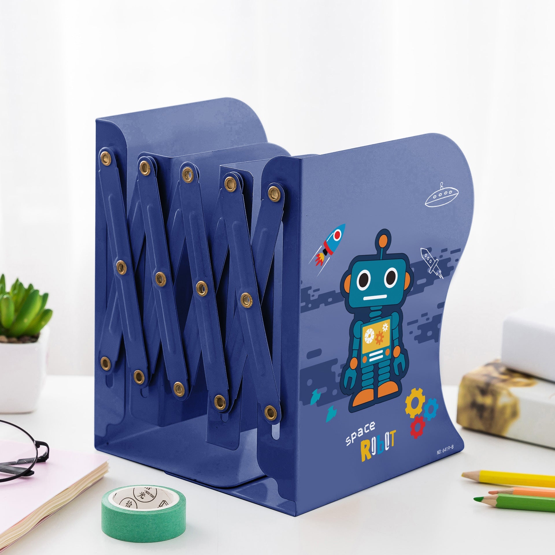 Space Astronaut Adjustable Bookshelf | Book Organizer