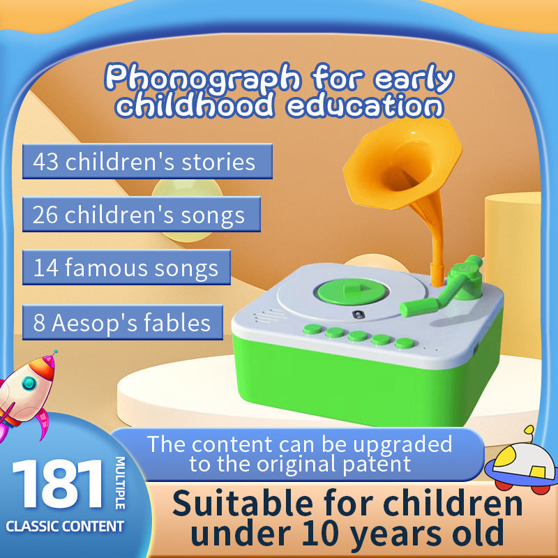 Multifunctional Kids' Educational Gramophone