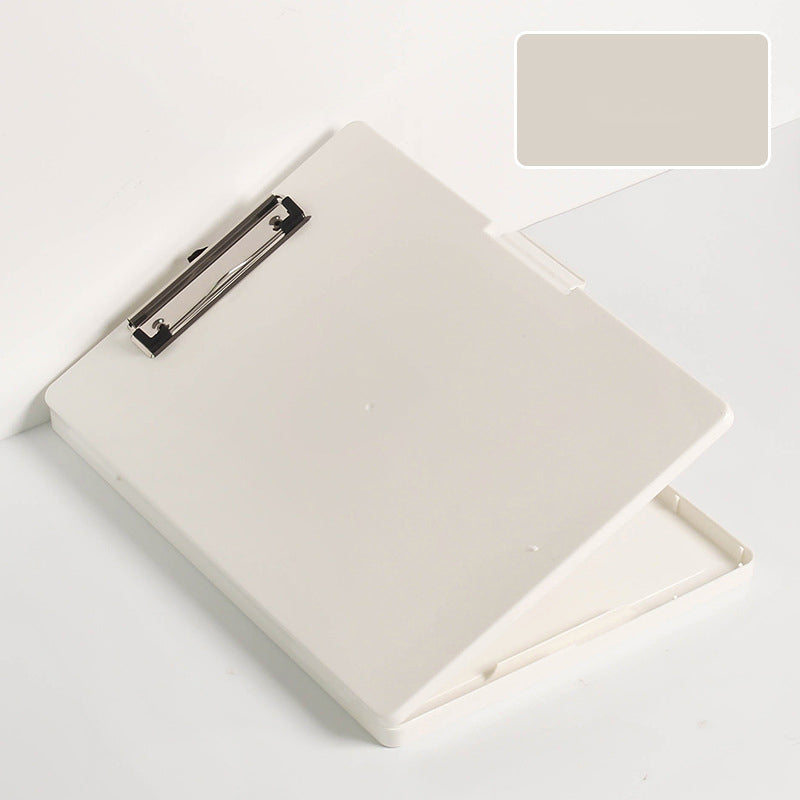 A4 Writing Clipboard Exam Pad with Storage Compartment
