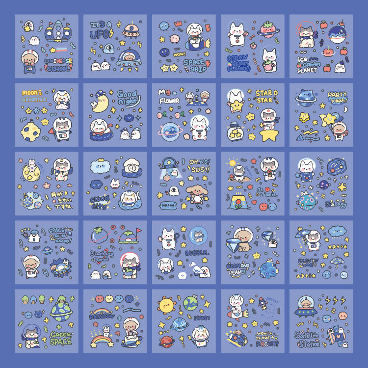 Space Bunny Stickers - Dreamy & Decorative!