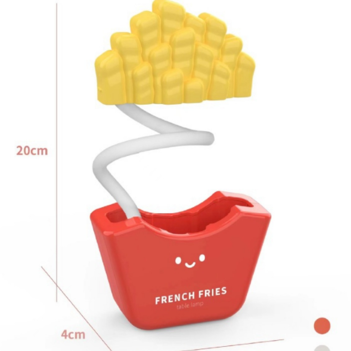 French Fries Night Lamp With Sharpener