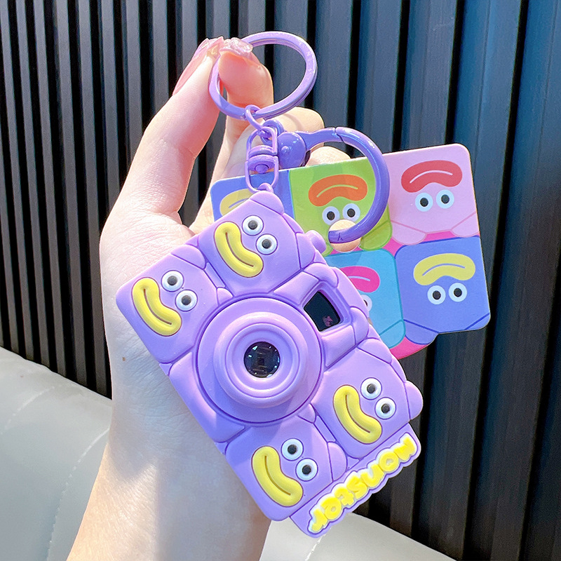 Funny Monster Projection Camera Keychain