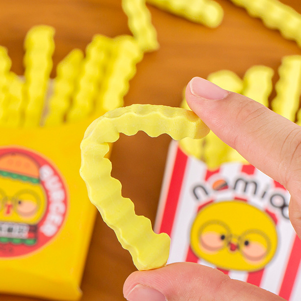 French Fries Erasers Pack of 8 pcs