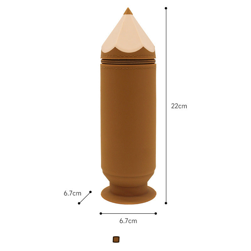 Silicone Soft Zipper Pencil Case | Pouch