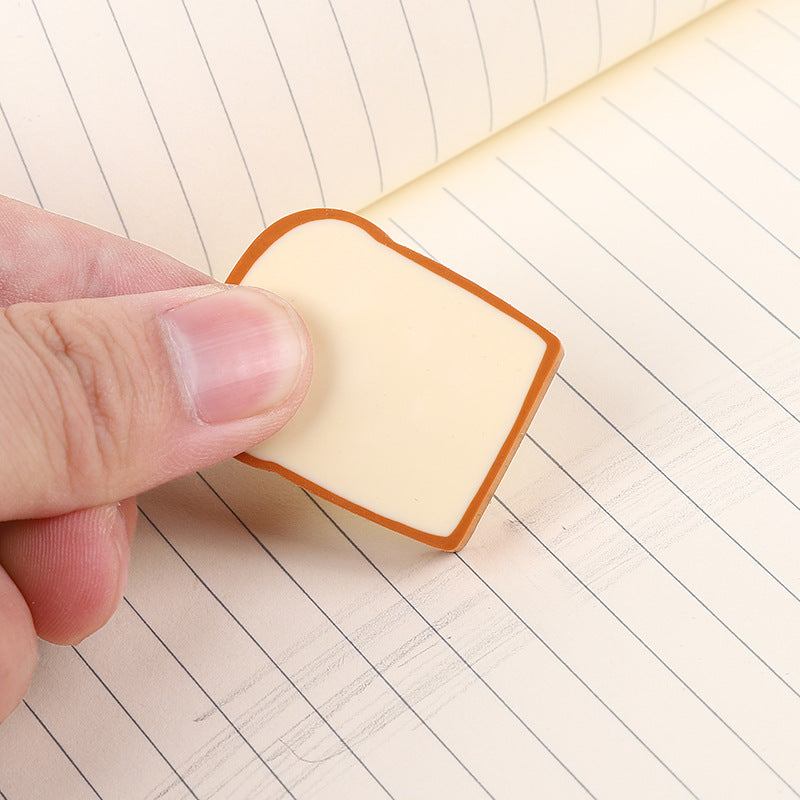Toast Bread Eraser Pack of 4 Pcs 🍞