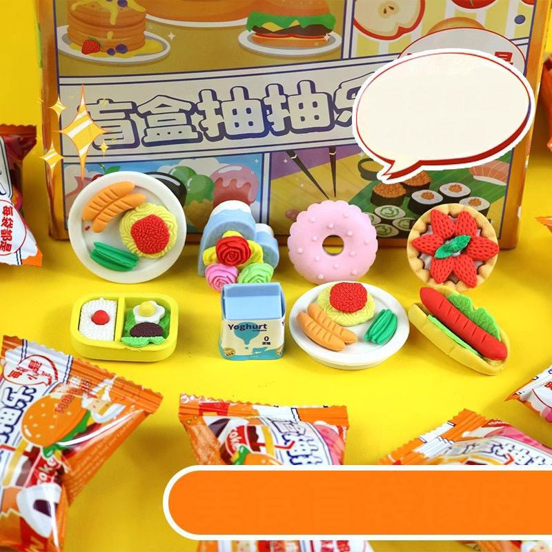Fast Food Blind Box Surprise Eraser